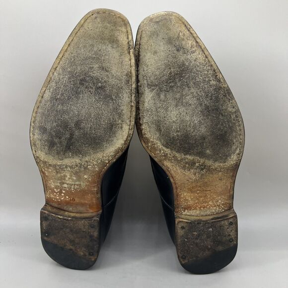 Magnanni Miro‎ Double Monk Strap Shoes Men Size 10 M Black Leather Low Top Dress main image 9